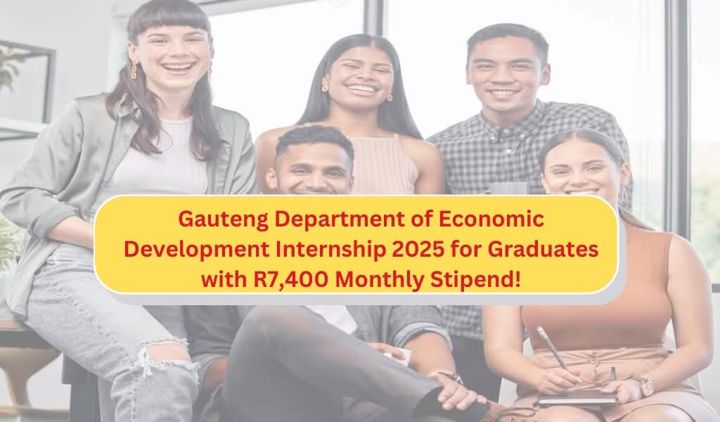 Gauteng Department of Economic Development Internship 2025